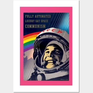 Gay Space Communism Posters and Art